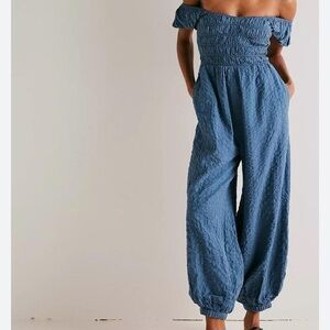 COPY - Free People Blue Jumpsuit
